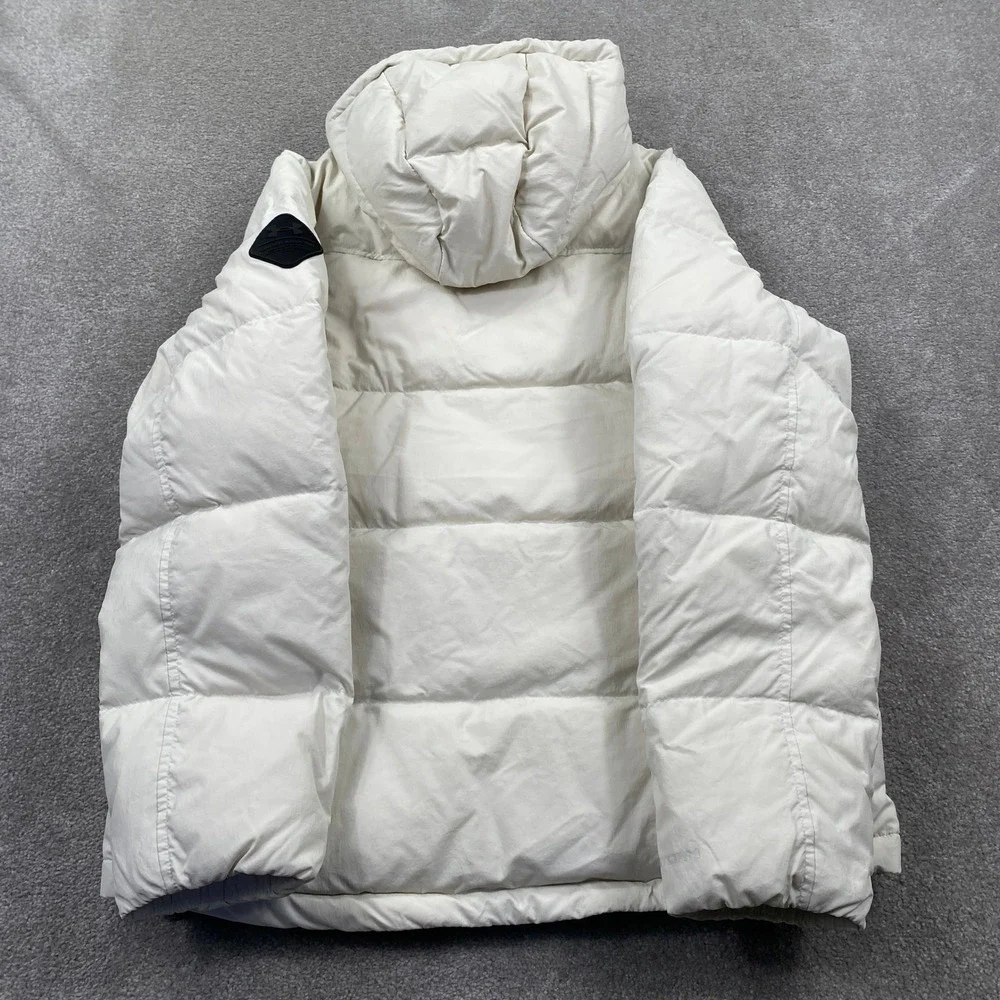 Under Armour Horizon Down Crinkle Jacket Mens Large Avy White 700 Fill Puffer